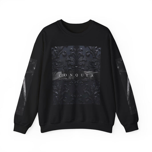 Elegant Black Design Unisex Crewneck Sweatshirt