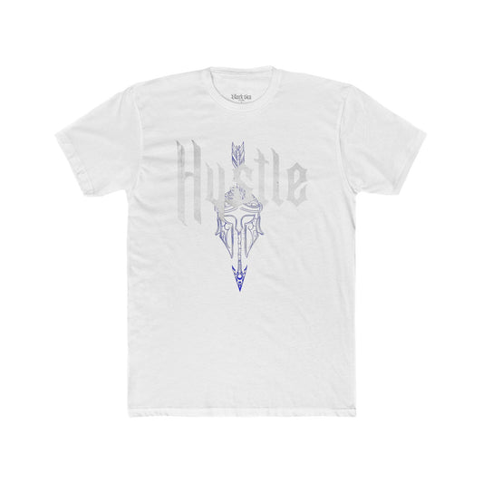 Hustle Warrior Unisex Cotton Crew Tee - Motivational Shirt, Gift for Fitness Lovers, Casual Wear, Workout Apparel, Inspirational Tee