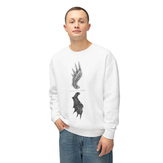 Memento Mori Unisex Lightweight Crewneck Sweatshirt, Gothic Fashion, Comfortable Everyday Wear, Casual Gift for Friends, Unique [...]