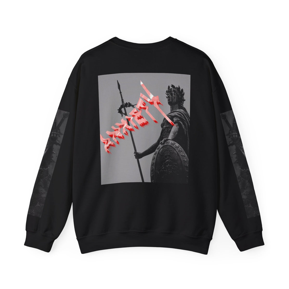 Elegant Black Design Unisex Crewneck Sweatshirt