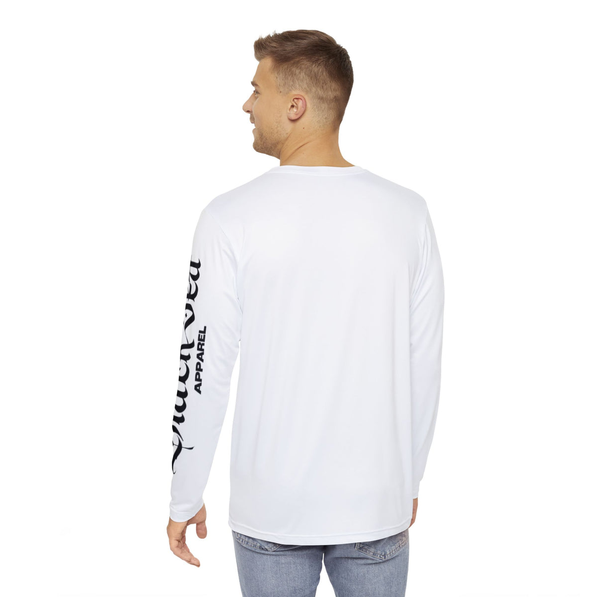 Men's Long Sleeve Graphic Tee - Warrior Spirit, Casual Wear, Fitness Apparel, Gift for Him, Trendy Layering Top